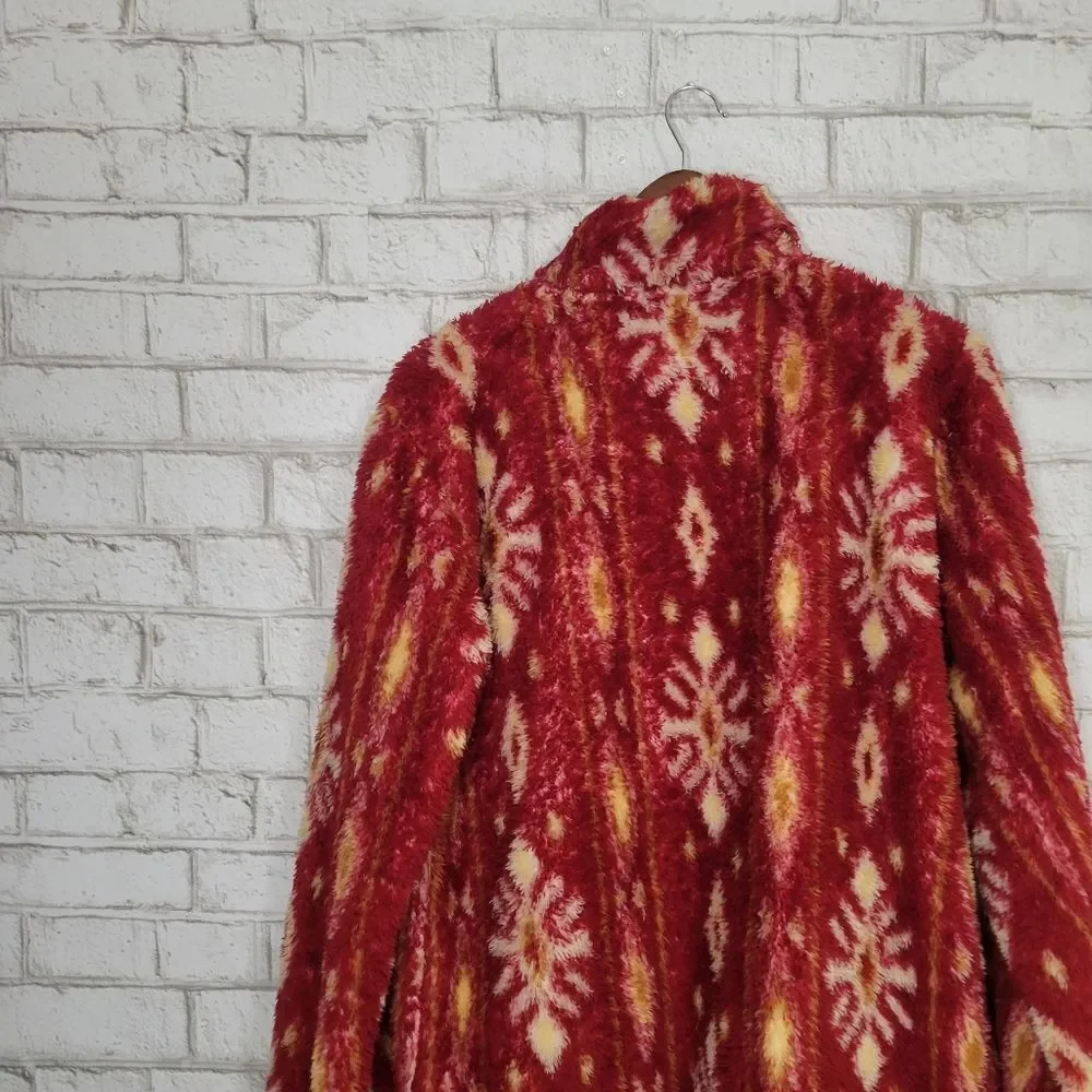 Maurices printed cozy jacket